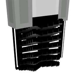 Thumbnail of the Minecraft Bedrock Marketplace product Black Wave Shadow Trousers created by Dalibu Studios.