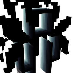 Thumbnail of the Minecraft Bedrock Marketplace product Black White Shadow Demon Wings created by Dalibu Studios.