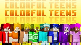 Thumbnail of the Minecraft Bedrock Marketplace product Colorful Teens created by Dalibu Studios.