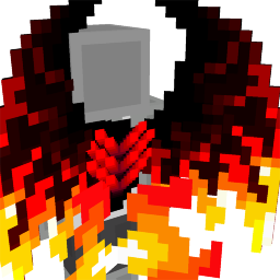 Thumbnail of the Minecraft Bedrock Marketplace product Dark Fire Demon Wings created by Dalibu Studios.