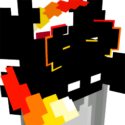Thumbnail of the Minecraft Bedrock Marketplace product Dark Void Flame Demon Head created by Dalibu Studios.