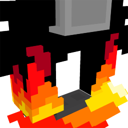 Thumbnail of the Minecraft Bedrock Marketplace product Dark Void Flame Demon Hoodie created by Dalibu Studios.