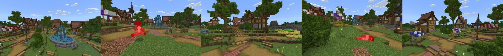 Panorama of the Minecraft Bedrock Marketplace product Don't Touch Grass created by Dalibu Studios.