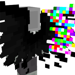 Thumbnail of the Minecraft Bedrock Marketplace product Dual Static Glitch Shadow Neon Wings created by Dalibu Studios.