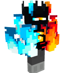 Thumbnail of the Minecraft Bedrock Marketplace product Dual White Flame Demon Knight created by Dalibu Studios.
