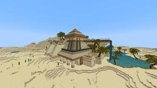 Screenshot of the Minecraft Bedrock Marketplace product Enchanted Pyramid created by Dalibu Studios.