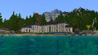 Screenshot of the Minecraft Bedrock Marketplace product Expensive Mansion created by Dalibu Studios.