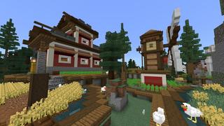 Screenshot of the Minecraft Bedrock Marketplace product Farm Life created by Dalibu Studios.