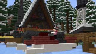 Screenshot of the Minecraft Bedrock Marketplace product Frozen Villa created by Dalibu Studios.
