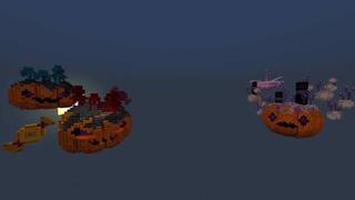 Screenshot of the Minecraft Bedrock Marketplace product Halloween Skyblock created by Dalibu Studios.