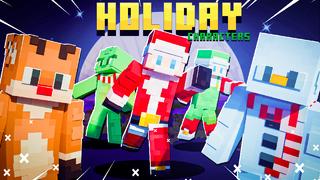 Thumbnail of the Minecraft Bedrock Marketplace product Holiday Characters created by Dalibu Studios.