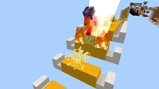 Screenshot of the Minecraft Bedrock Marketplace product Luckyblock Race created by Dalibu Studios.