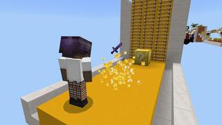 Screenshot of the Minecraft Bedrock Marketplace product Luckyblock Race created by Dalibu Studios.