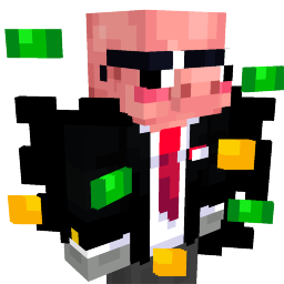 Thumbnail of the Minecraft Bedrock Marketplace product MLG Fancy Rich Shiny Golden Pig Suit created by Dalibu Studios.