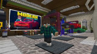 Screenshot of the Minecraft Bedrock Marketplace product Modern Muscle Cars created by Dalibu Studios.