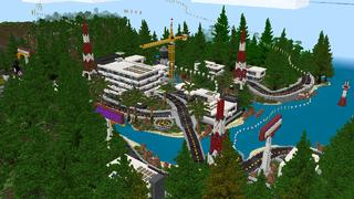 Screenshot of the Minecraft Bedrock Marketplace product Modern Muscle Cars created by Dalibu Studios.