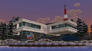 Screenshot of the Minecraft Bedrock Marketplace product Modern Villa created by Dalibu Studios.