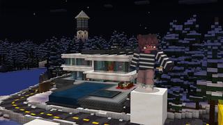 Screenshot of the Minecraft Bedrock Marketplace product Modern Villa created by Dalibu Studios.