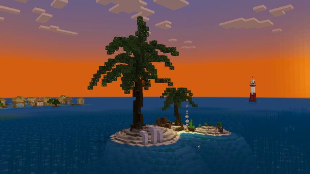 Screenshot of the Minecraft Bedrock Marketplace product Ocean Challenge created by Dalibu Studios.