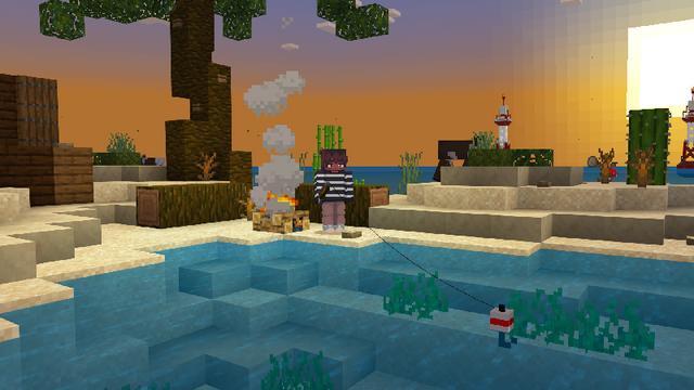 Screenshot of the Minecraft Bedrock Marketplace product Ocean Challenge created by Dalibu Studios.
