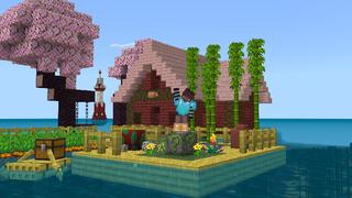 Screenshot of the Minecraft Bedrock Marketplace product One Block Ocean created by Dalibu Studios.
