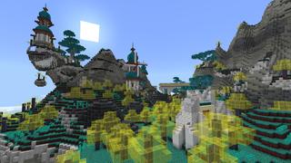 Screenshot of the Minecraft Bedrock Marketplace product Paradise Biome created by Dalibu Studios.