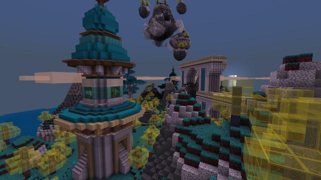 Screenshot of the Minecraft Bedrock Marketplace product Paradise Biome created by Dalibu Studios.