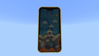 Screenshot of the Minecraft Bedrock Marketplace product Phone Survival created by Dalibu Studios.