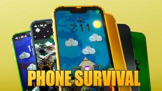 Thumbnail of the Minecraft Bedrock Marketplace product Phone Survival created by Dalibu Studios.