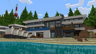 Screenshot of the Minecraft Bedrock Marketplace product Private Villa created by Dalibu Studios.