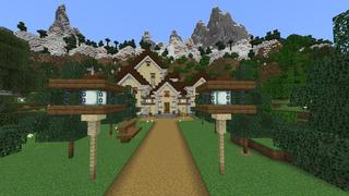 Screenshot of the Minecraft Bedrock Marketplace product Secret Base created by Dalibu Studios.
