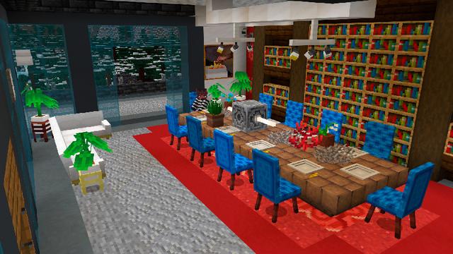 Screenshot of the Minecraft Bedrock Marketplace product Security Mansion created by Dalibu Studios.