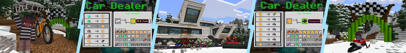 Panorama of the Minecraft Bedrock Marketplace product Ski House created by Dalibu Studios.