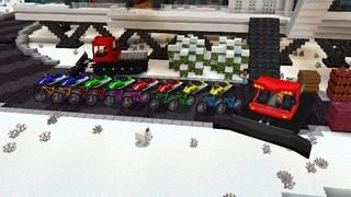 Screenshot of the Minecraft Bedrock Marketplace product Ski House created by Dalibu Studios.