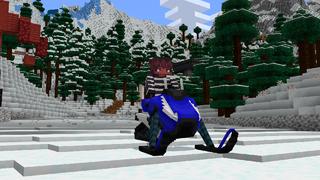 Screenshot of the Minecraft Bedrock Marketplace product Ski House created by Dalibu Studios.