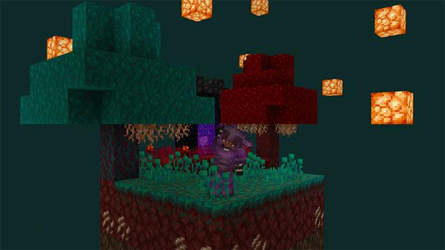 Screenshot of the Minecraft Bedrock Marketplace product Skyblock+ Bundle created by Dalibu Studios.