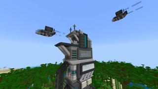 Screenshot of the Minecraft Bedrock Marketplace product Supervillain Base created by Dalibu Studios.