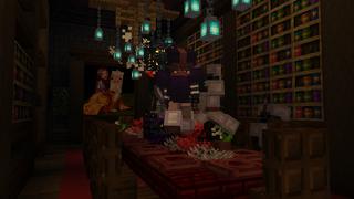 Screenshot of the Minecraft Bedrock Marketplace product The Spooky Mansion Secret created by Dalibu Studios.
