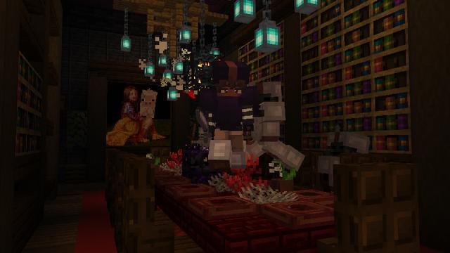 Screenshot of the Minecraft Bedrock Marketplace product The Spooky Mansion Secret created by Dalibu Studios.
