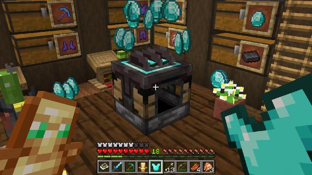 Screenshot of the Minecraft Bedrock Marketplace product Uncrafter+ Add-On created by Dalibu Studios.