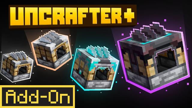 Thumbnail of the Minecraft Bedrock Marketplace product Uncrafter+ Add-On created by Dalibu Studios.
