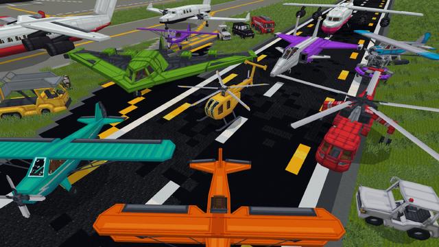 Screenshot of the Minecraft Bedrock Marketplace product Vehicles Add-On created by Dalibu Studios.