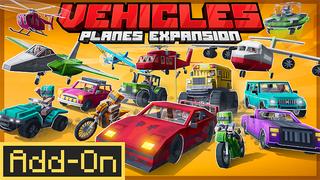 Thumbnail of the Minecraft Bedrock Marketplace product Vehículos Add-On created by Dalibu Studios.