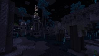 Screenshot of the Minecraft Bedrock Marketplace product Warden Biome created by Dalibu Studios.