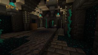 Screenshot of the Minecraft Bedrock Marketplace product Warden Pyramid created by Dalibu Studios.