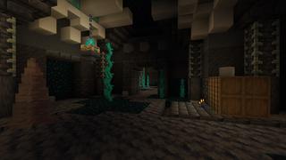 Screenshot of the Minecraft Bedrock Marketplace product Warden Pyramid created by Dalibu Studios.