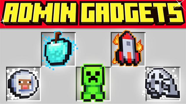 Thumbnail of the Minecraft Bedrock Marketplace product Admin Gadgets created by Dark Lab Creations.