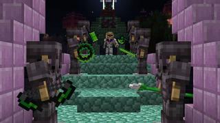 Screenshot of the Minecraft Bedrock Marketplace product Alien Weapons created by Dark Lab Creations.