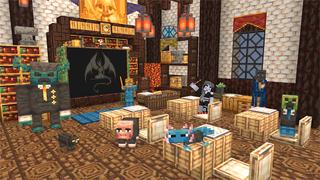Screenshot of the Minecraft Bedrock Marketplace product Dark Academia created by Dark Lab Creations.