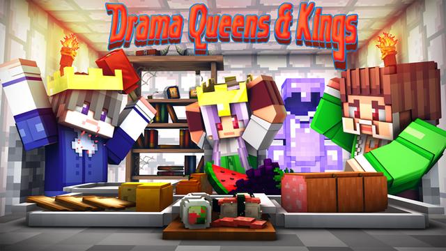 Thumbnail of the Minecraft Bedrock Marketplace product Drama Queens & Kings created by Dark Lab Creations.